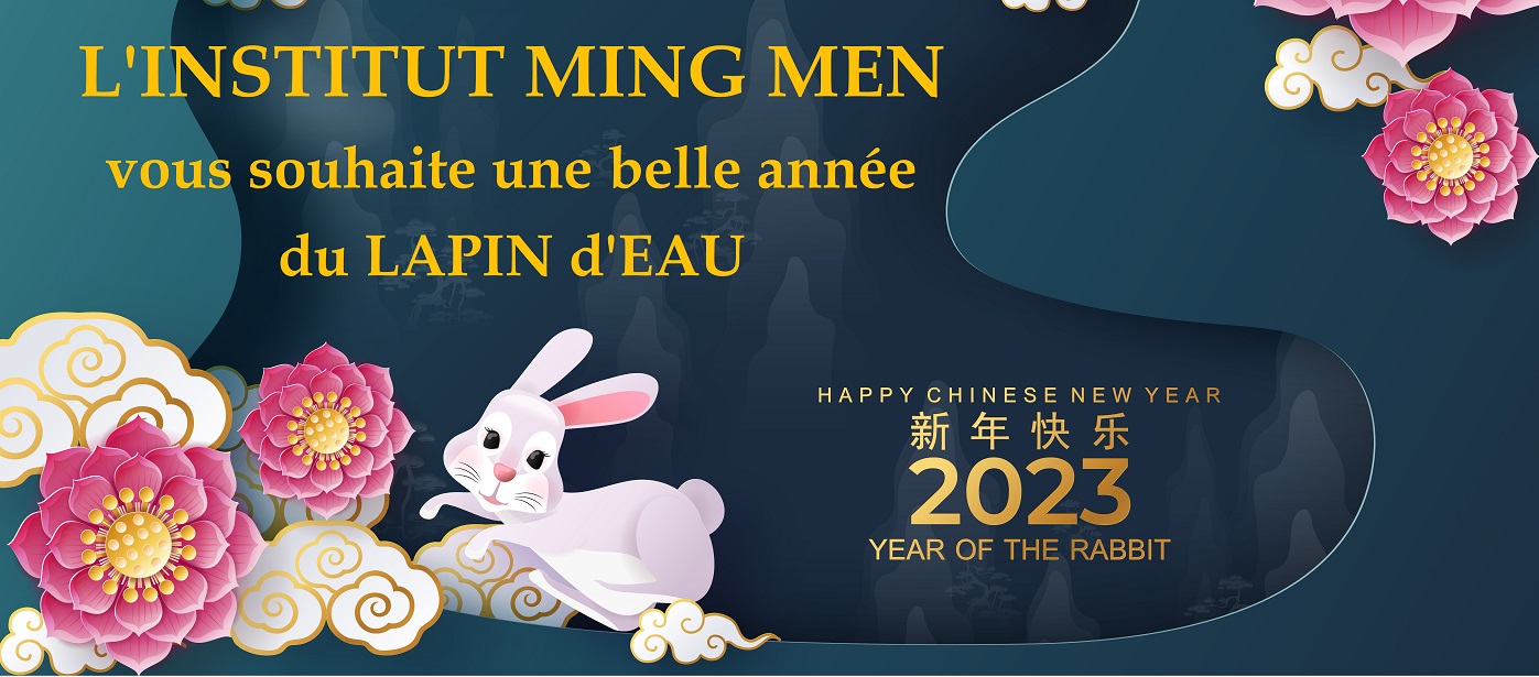 Nouvel An Chinois 2023 - Bonne Année du Lapin d'Eau