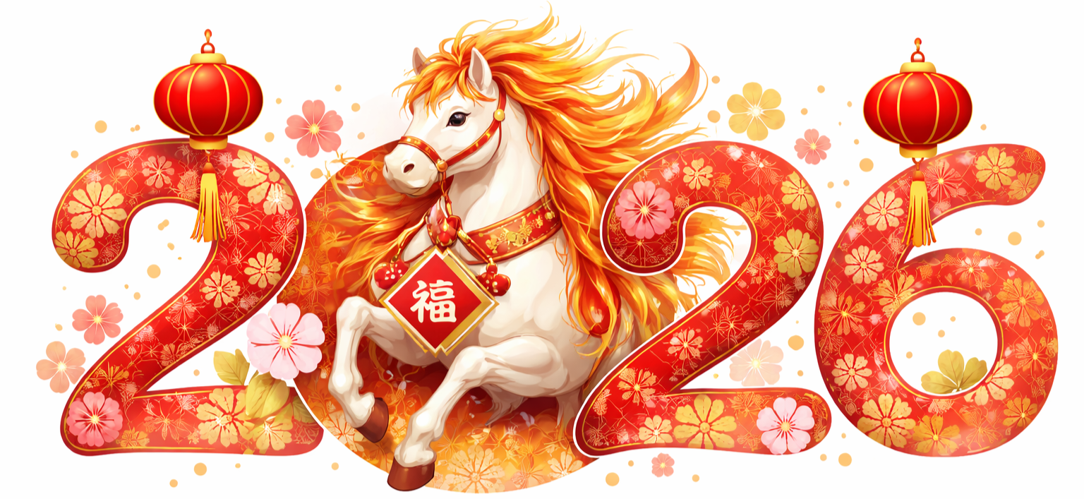 2026 - Bonne Année du Cheval de Feu