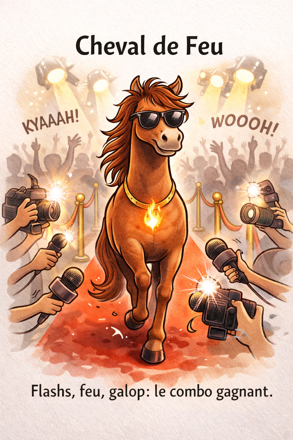 Célébrités nées sous le signe du Cheval de Feu.